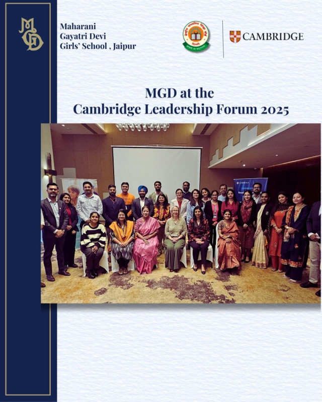 MGD Girls’ School participated in the Cambridge Leadership Forum