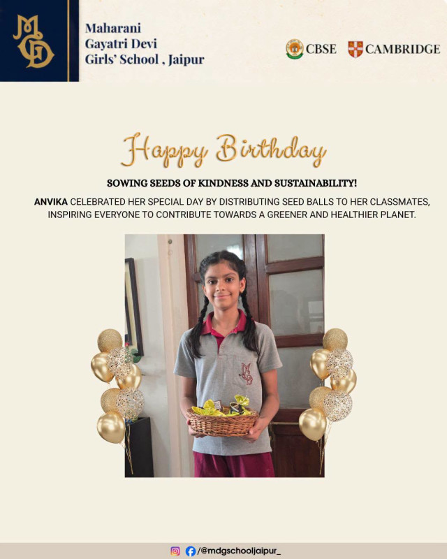 Celebrating Birthdays with a Greener Purpose!