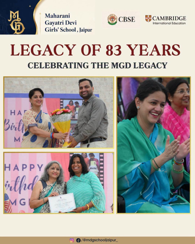 83 years of excellence, tradition, and empowering young women—happy 83rd birthday to MGD Girls' School!