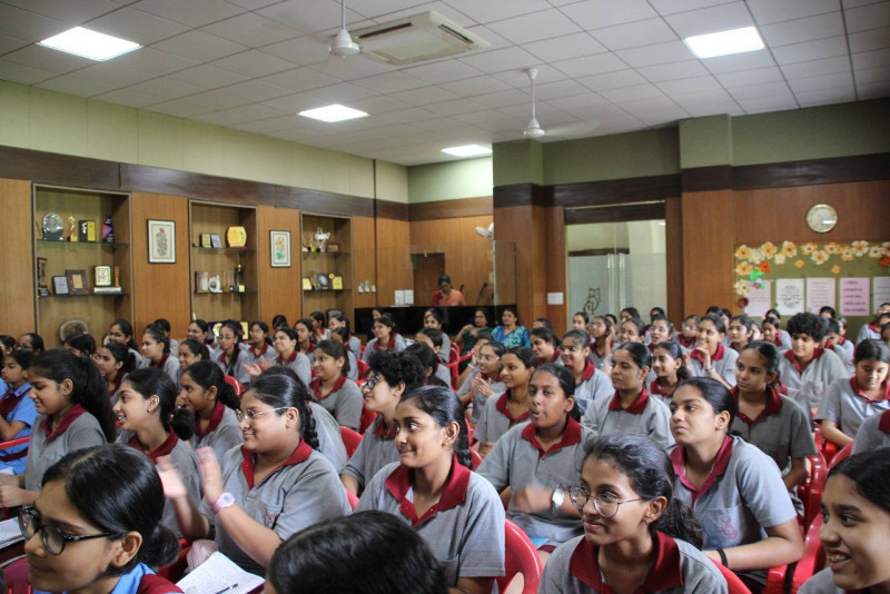 Shabd Sarathi' Hindi Workshop organized  at MGD Girls School, Jaipur.